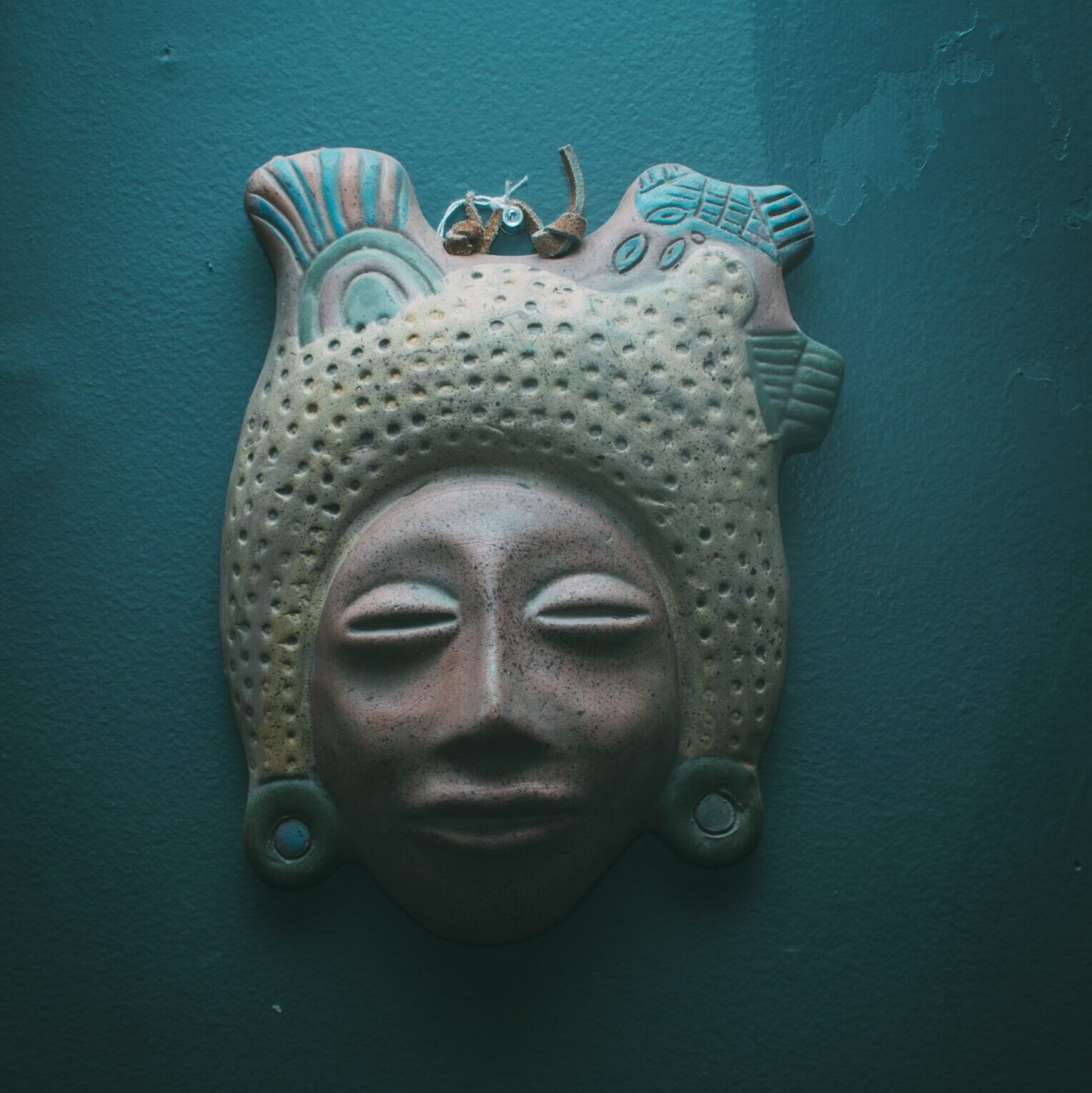 an Aztec mask